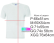 Camiseta Poliéster Branca Personalizada