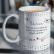 Caneca de Cerâmica Branca 320 ml Cantadas Evengélicas