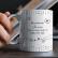 Caneca de Cerâmica Branca 320 ml Cantadas Evengélicas