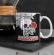 Caneca de Cerâmica Branca 320 ml Caveiras