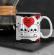 Caneca de Cerâmica Branca 320 ml Caveiras