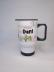 Caneca Inox Branca Viagem 475ml com tampa