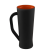 Caneca Slim 400 ml Preto Fosco