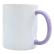 Caneca de Cerâmica Branca com Alça e Interior colorido 320 ml Personalizada