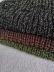 Cachecol Gola Tricot com detalhes em Prata/Dourado