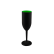 Taça Champanhe Light 190 ml Preto Fosco