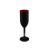 Taça Champanhe Light 190 ml Preto Fosco