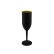 Taça Champanhe Light 190 ml Preto Fosco