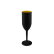 Taça Champanhe Light 190 ml Preto Fosco