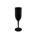 Taça Champanhe Light 190 ml Preto Fosco