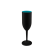 Taça Champanhe Light 190 ml Preto Fosco