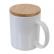 Tampa Bambu para Caneca cerâmica
