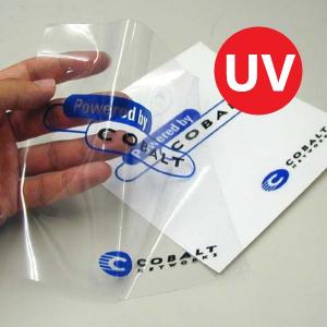 Adesivo Transparente Impressão UV Transparente  4x0 Impressão UV Sem corte 