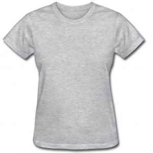Baby Look Poliéster Cinza Mescla Personalizada Poliéster Camiseta Unisex   tradicional Adulto