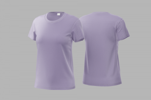 Baby Look Poliéster Lilás Personalizada Poliéster Camiseta Unisex   tradicional Adulto