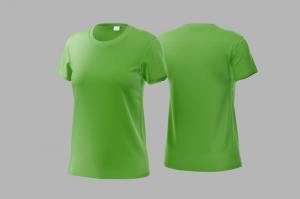 Baby Look Poliéster Verde Personalizada Poliéster Camiseta Unisex   tradicional Adulto