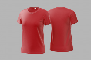 Baby Look Poliéster Vermelha Personalizada Poliéster Camiseta Unisex   tradicional Adulto