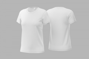 Baby Look Poliviscose Branca Personalizada Poliviscose Camiseta BabyLook   tradicional Adulto