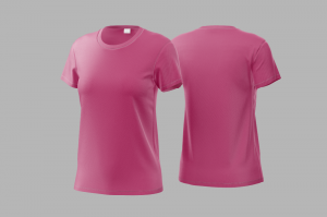 Baby Look Poliviscose Rosa Pink Personalizada Poliviscose Camiseta BabyLook   tradicional Adulto