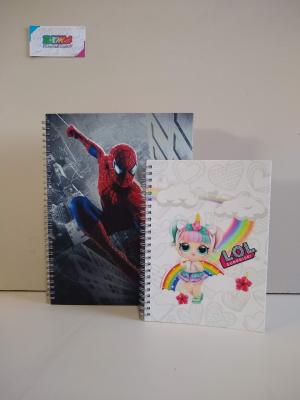 Caderno Grande Wire-o Capa PET Personalizada Capa PET 19,5x27cm   wire-o 