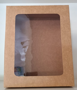 Caixa com visor M Kraft 20X15X10 Sem limite de cores   