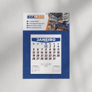 Calendário com Bloco      