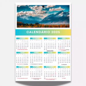 Calendário Folha com Furo Papel Supremo      