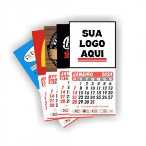 Calendário Imã Fundo Couchê      
