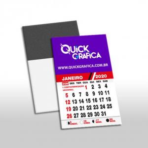 Calendário Imã Fundo PVC  5x10cm    