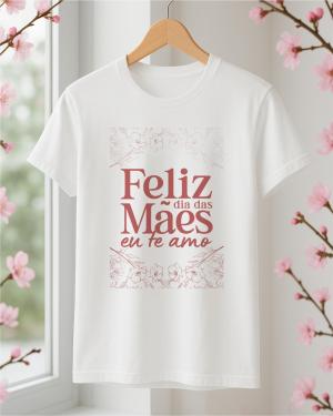 Camiseta Poliéster Branca Personalizada Poliéster Camiseta Unisex   tradicional Adulto