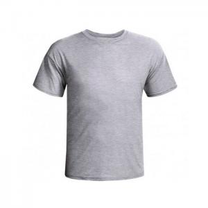 Camiseta Poliviscose Cinza Mescla Personalizada Poliviscose Camiseta Unisex   tradicional Adulto
