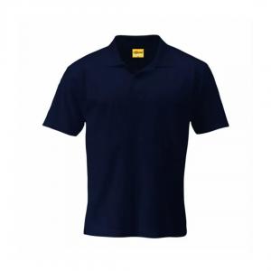 Camiseta Polo Piquet Azul Marinho Personalizada Piquet Camiseta Unisex   Tradicional Adulto