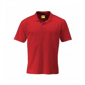 Camiseta Polo Piquet Vermelha Personalizada Piquet Camiseta Unisex   Tradicional Adulto