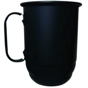 Caneca Alumínio Preto Fosca      