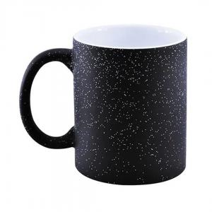 Caneca de Cerâmica Mágica c/ Glitter 320 ml Personalizada      