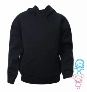 Canguru Preto Infantil 50% poliester 50% algodão Canguru Unisex   tradicional Adulto