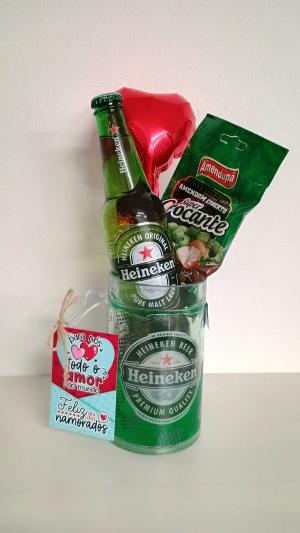 Cesta Caneca Chopp Heineken      