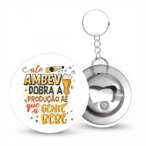 Chaveiro Botton com abridor de garrafas      