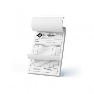 Comanda 10x15cm Personalizada Sulfite 75g 10x15cm 4x0 Blocado 50 folhas 