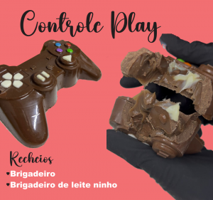 Controle Play Chocolate Meio amargo     Recheado