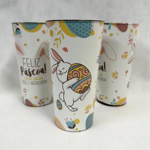 Copo Páscoa Encantada  600 ml    Arte única