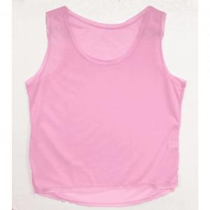 Cropped Regata Poliéster Rosa Bebê Personalizado Poliéster Cropped   tradicional Adulto