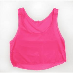 Cropped Regata Poliéster Rosa Pink Personalizado Poliéster Cropped   tradicional Adulto