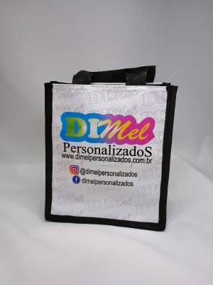 Ecobag Lona Personalizada 20x17,5 Tecido Lona com Nylon 600 20x17,5    