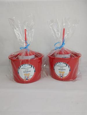 Kit Balde de Pipoca  + Twister  Personalizado  1,5L    