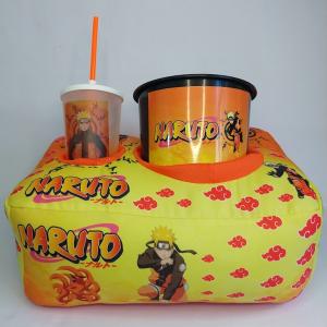 Kit Cinema com 1 copo Personalizado Almofada de Oxfordini/Microfibra 11x32x21 cm    Kit composto por uma almofada, um balde de pipoca e um copo twister com tampa e canudo.