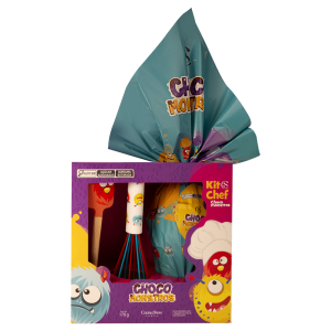 Kit Ovo Chef Chocomonstros 170 g      