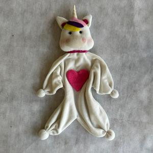 Naninha - Unicórnio Plush e Micro Soft aprox. 25x25 cm    Naninhas proporcionam para o bebê sensação de conforto e segurança na hora do soninho.