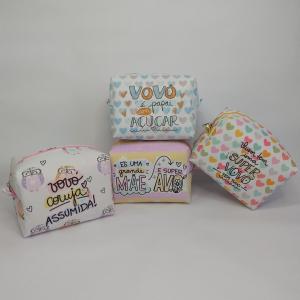 Necessaire Box Simples Personalizada  9,5x13x7,5cm    