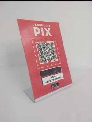 Placa Pix 14x11      